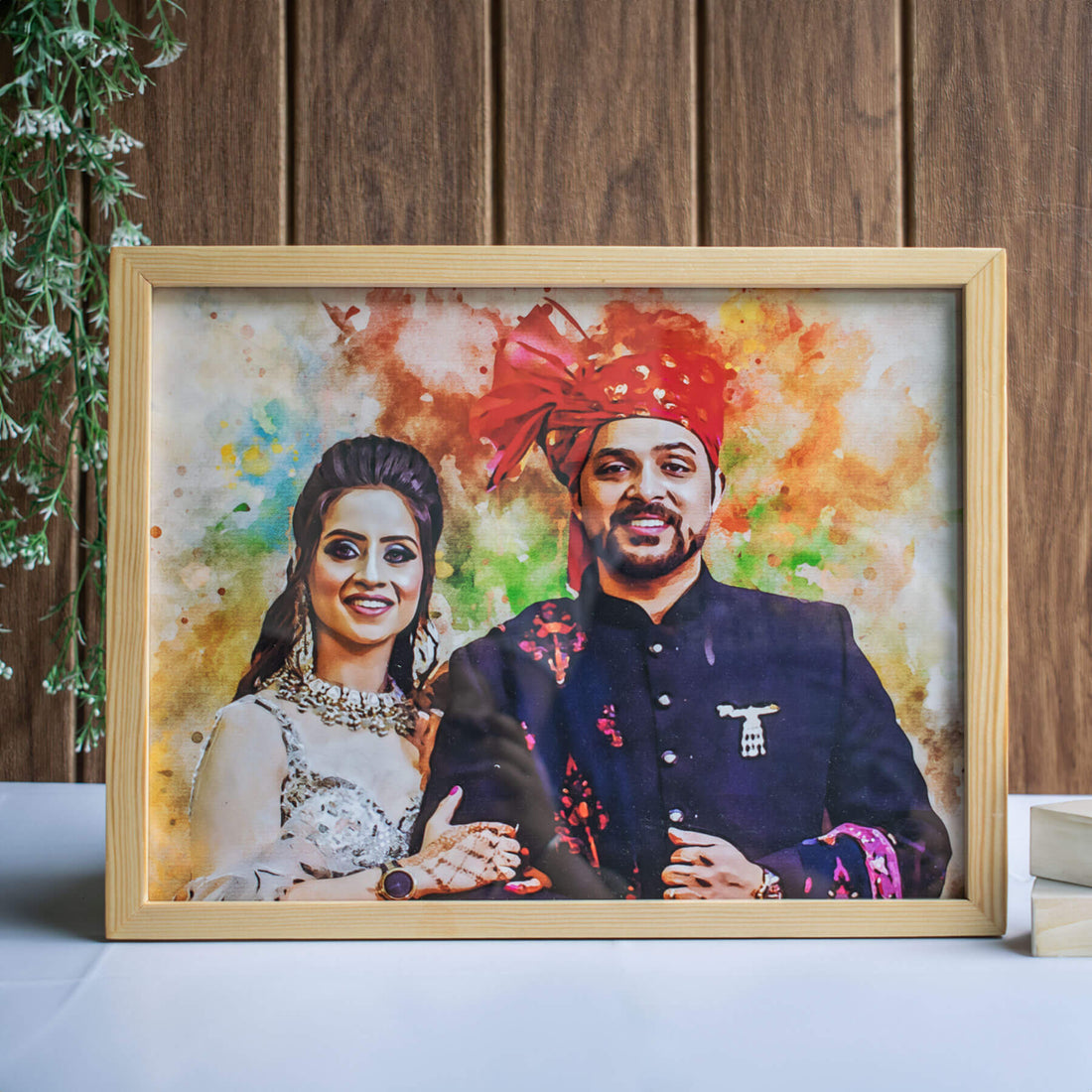 Wedding Watercolor Portrait Painting Gifts for Couples