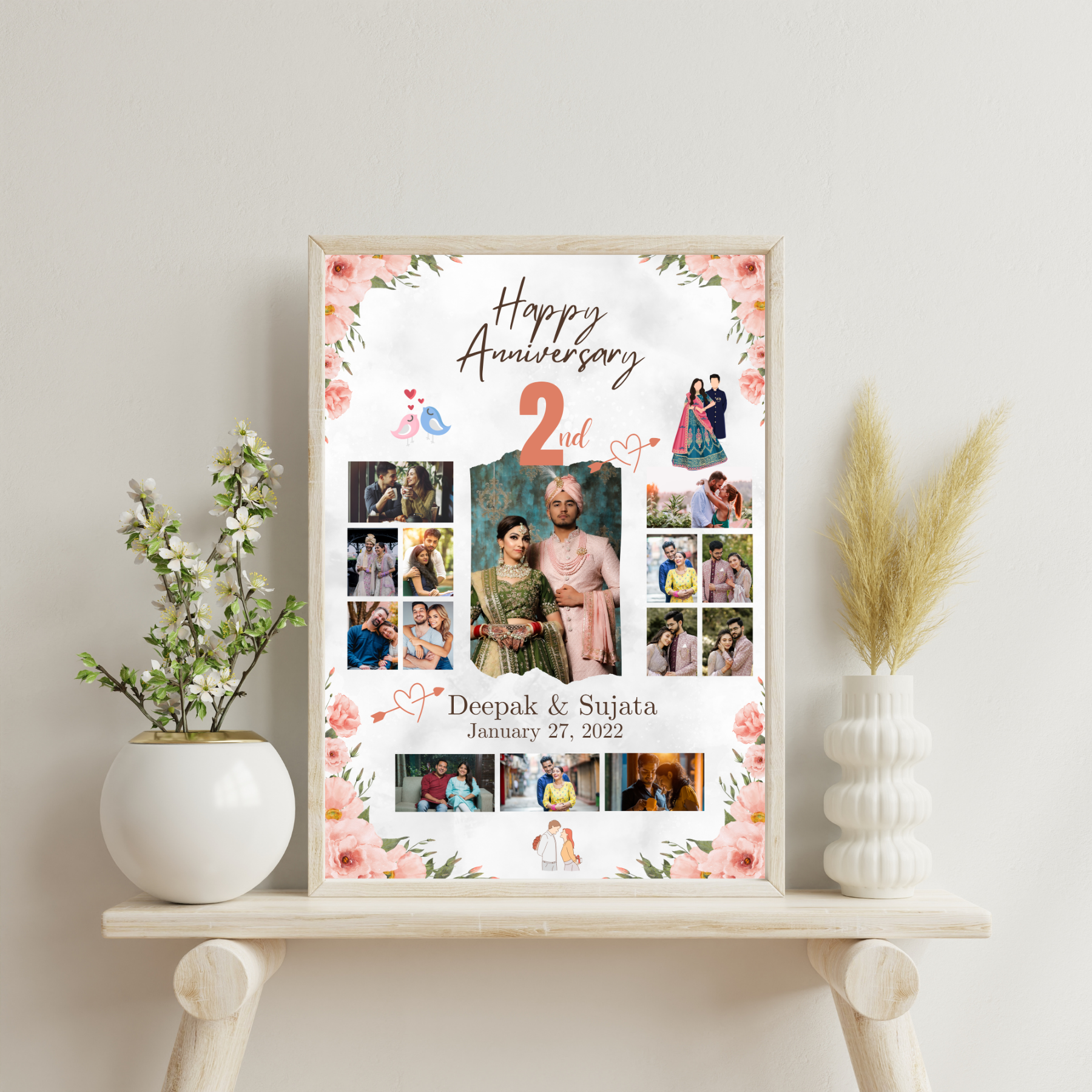 Timeless Treasures: Our Anniversary Frames
