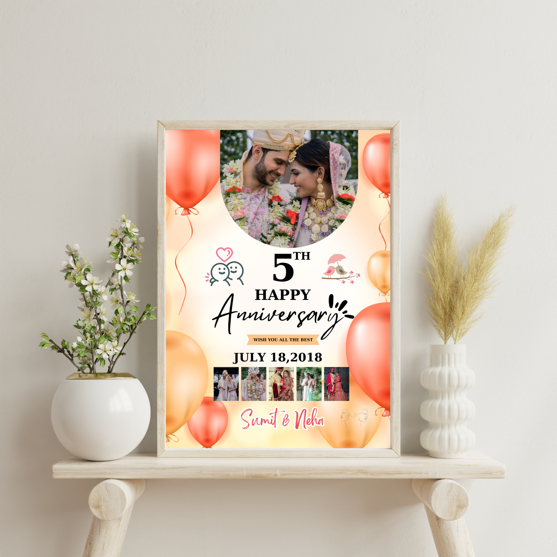 Love in Focus: Anniversary Frames