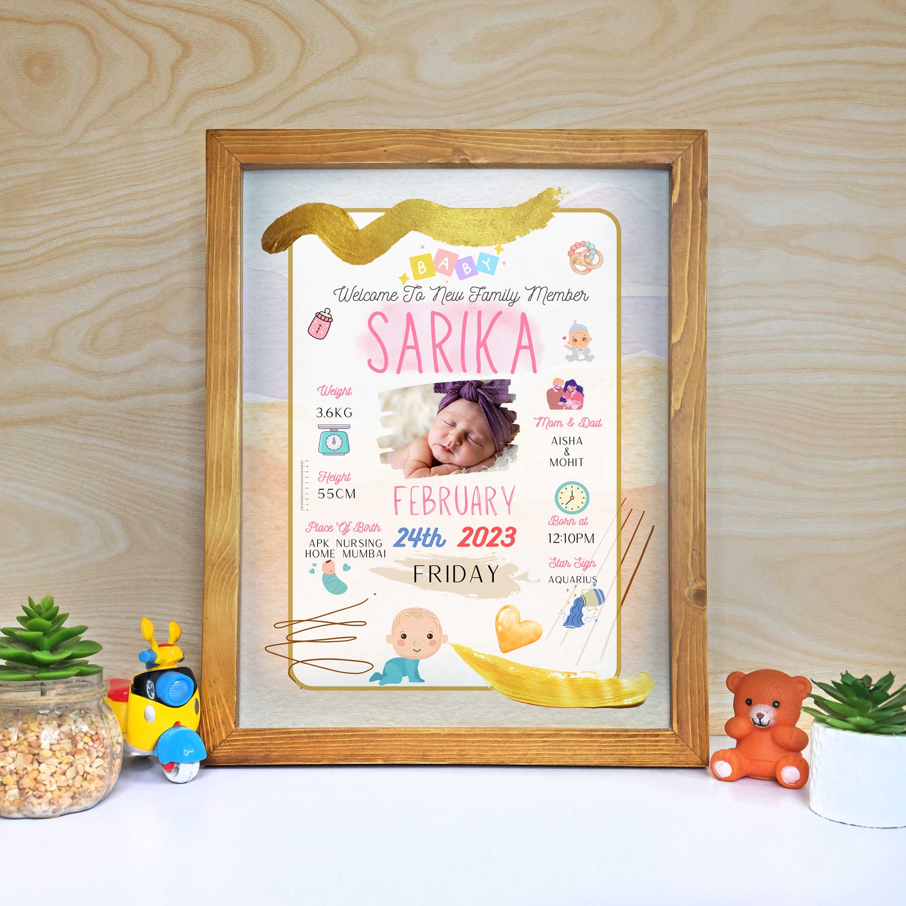 Gifts for New Moms Baby Bio Frame