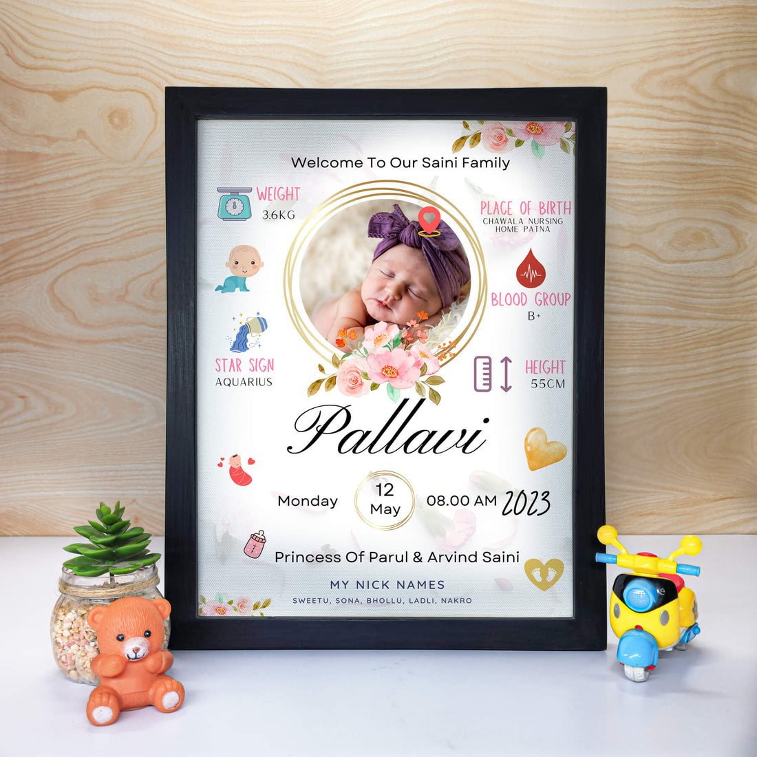 Newborn Photo Frame