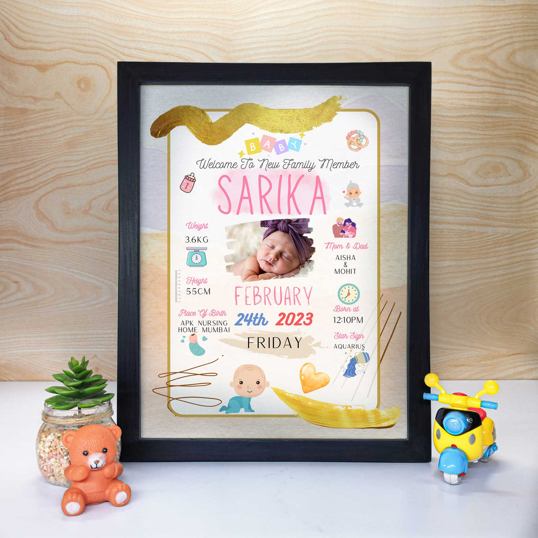 Gifts for New Moms Baby Bio Frame