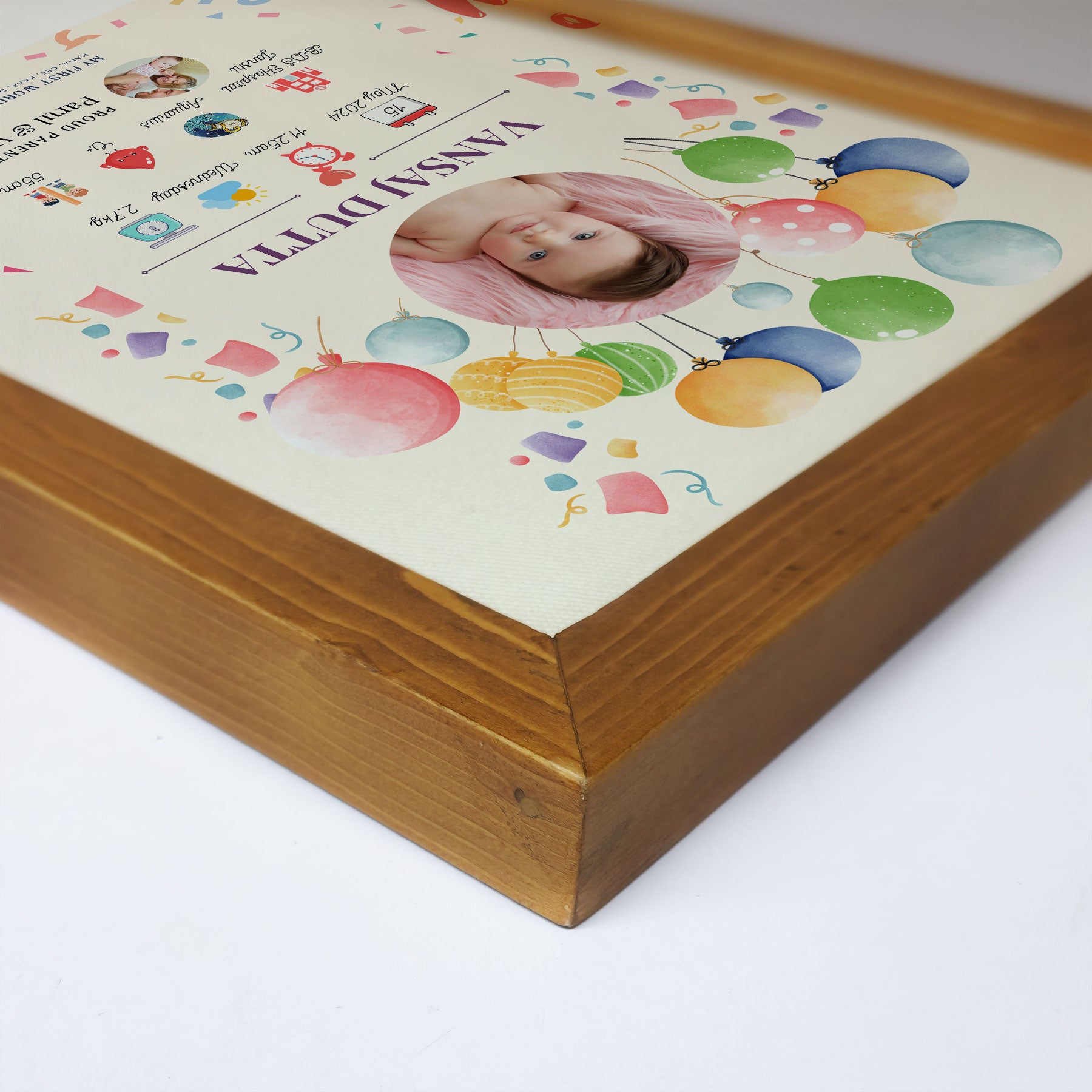 Preserve Precious Memories with Our Baby Wall of Frame Gift